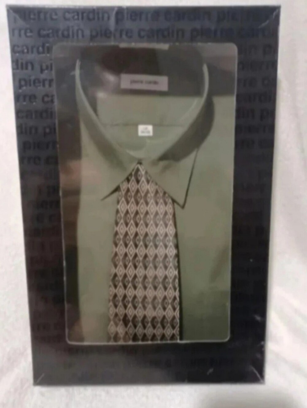 Pierre Cardin Forest Green designer dress shirt & tie set